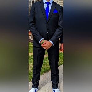 Men's black "Sharp Suits Performance stretch" suit